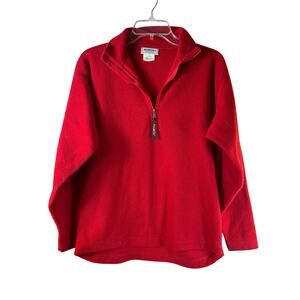 OBERMEYER Women’s Vintage Fleece 1/4 Zip Pullover - Made in USA / Size: Medium